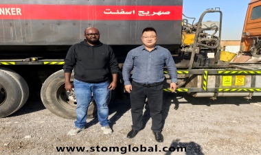 case19.1 SINOTO Secures Major 15m³ Asphalt Distributor Truck Contract in Dubai