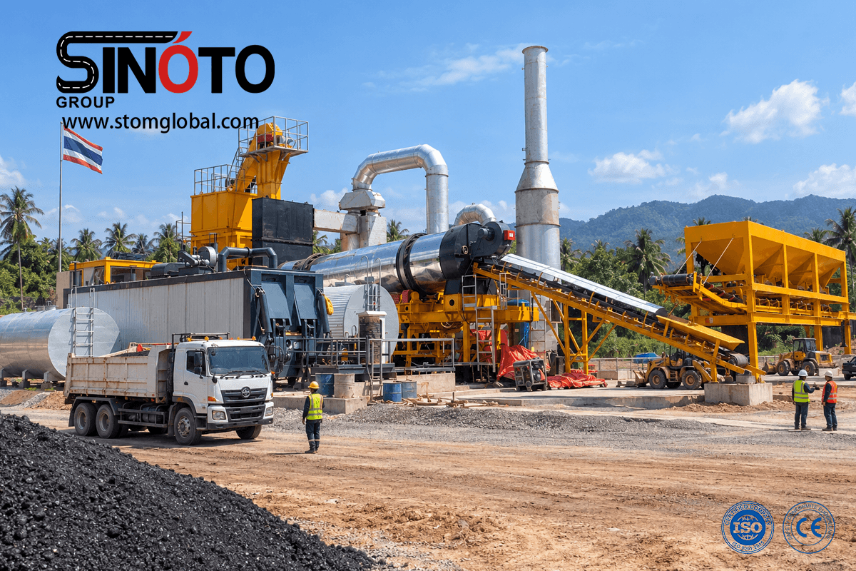 Continuous Asphalt Mixing Plant