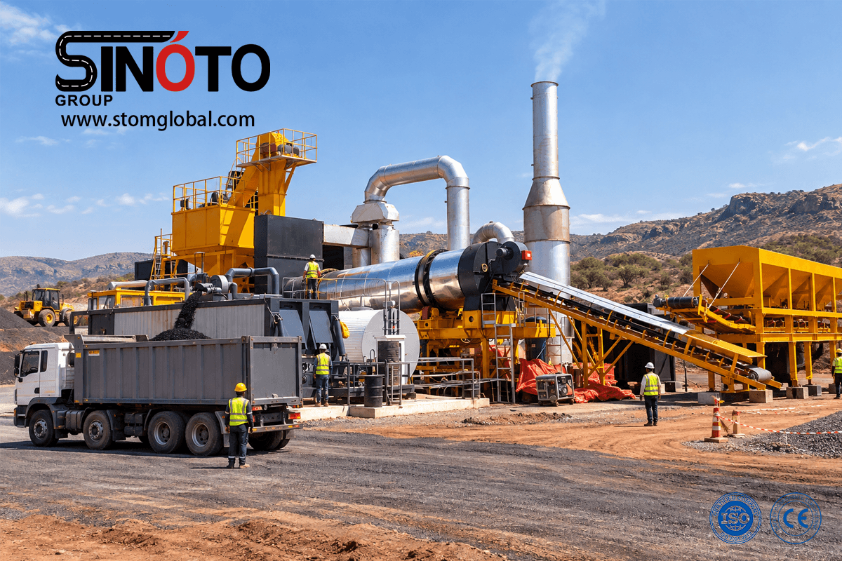 Continuous Asphalt Mixing Plant