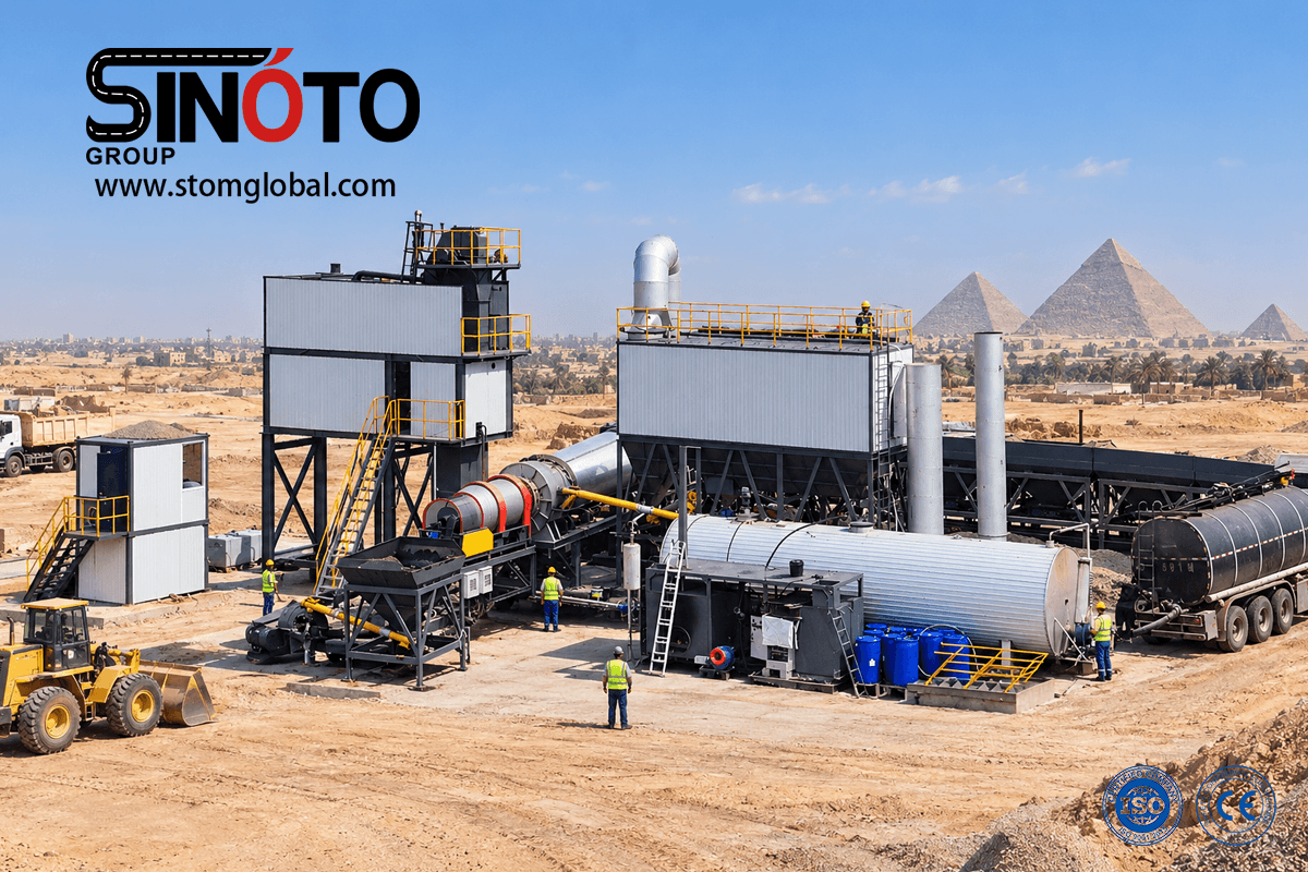 Continuous Forced Asphalt Mixing Plant