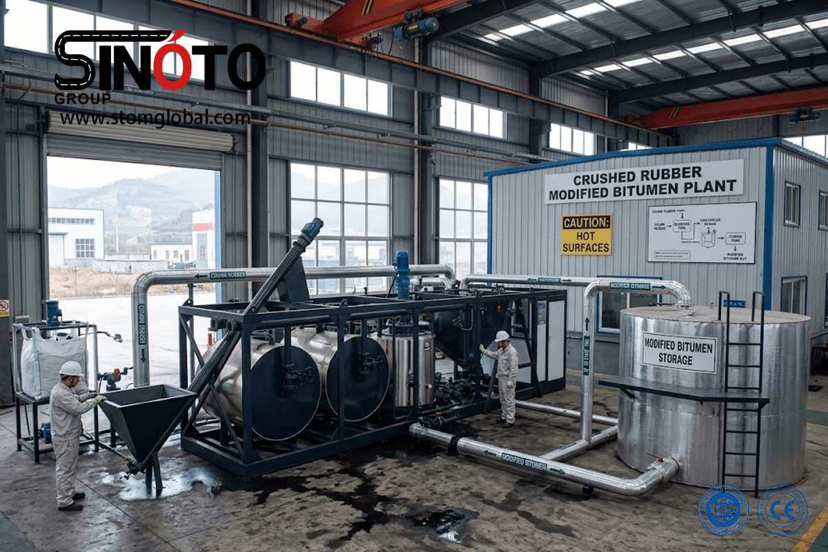 Crumb Rubber Modified Bitumen Plant
