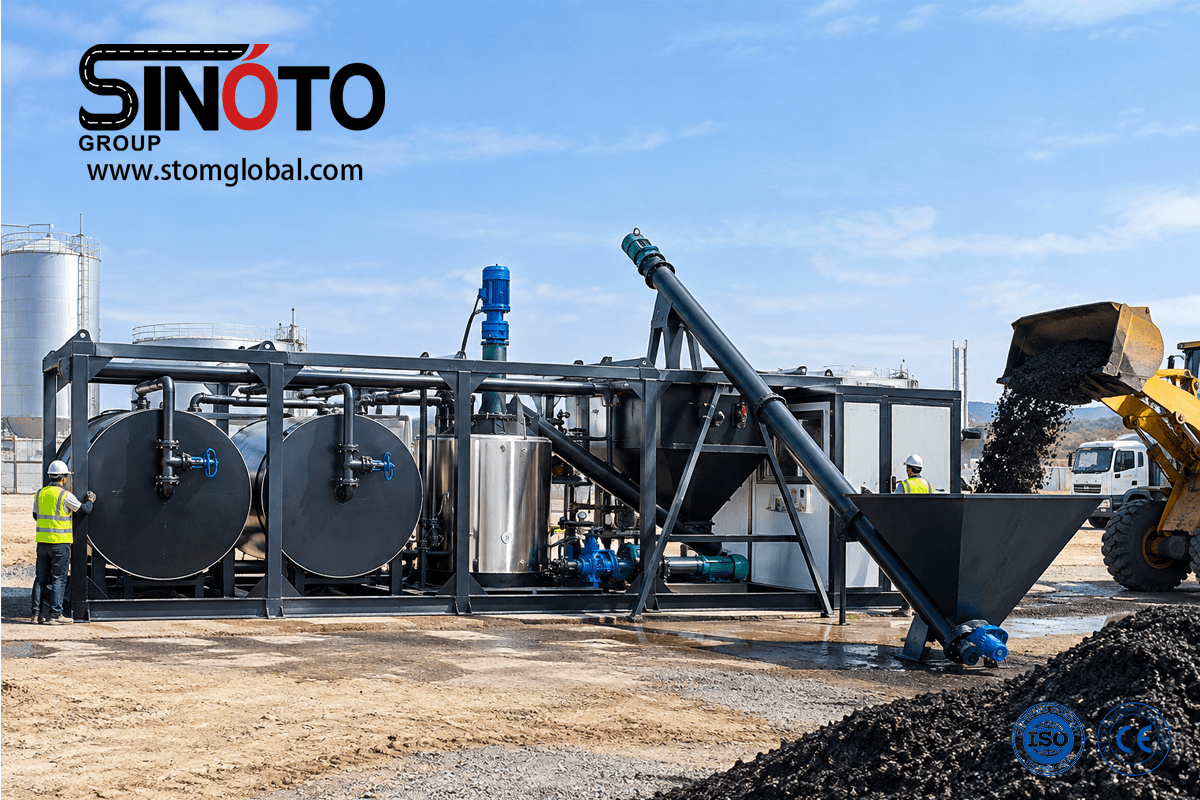 Crumb Rubber Modified Bitumen Plant