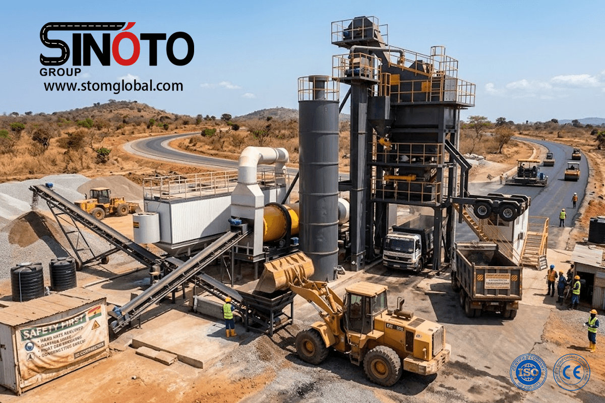 Mobile Asphalt Batching Plant