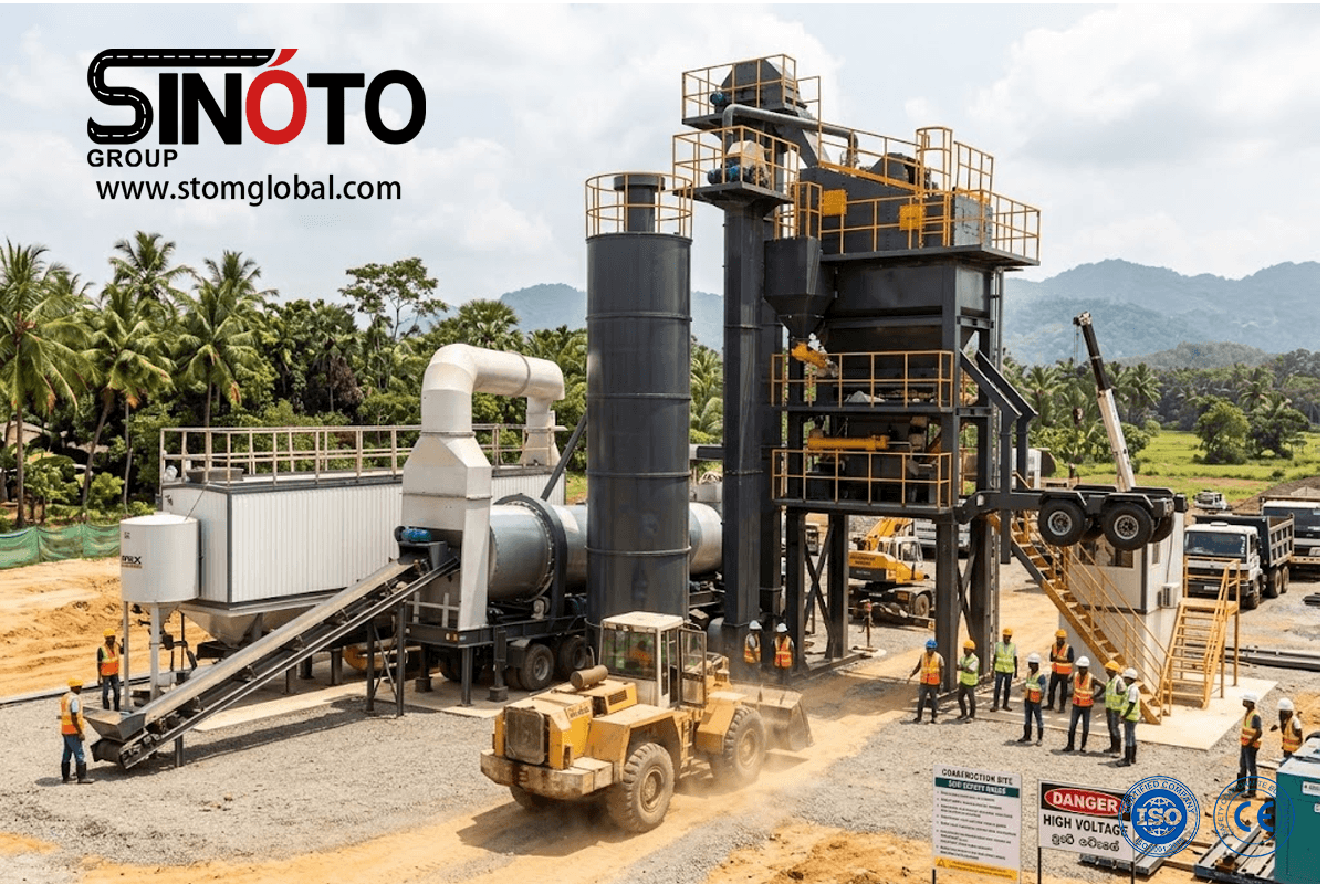 Mobile Asphalt Batching Plant