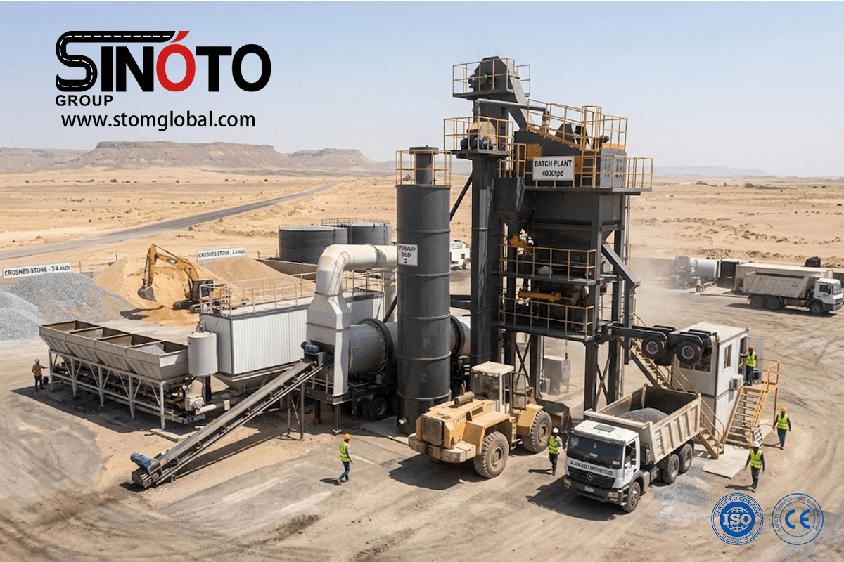Mobile Asphalt Batching Plant