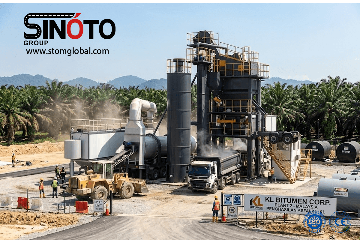 Mobile Asphalt Batching Plant
