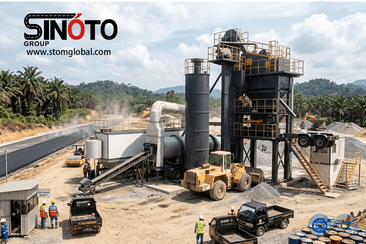Mobile Asphalt Batching Plant