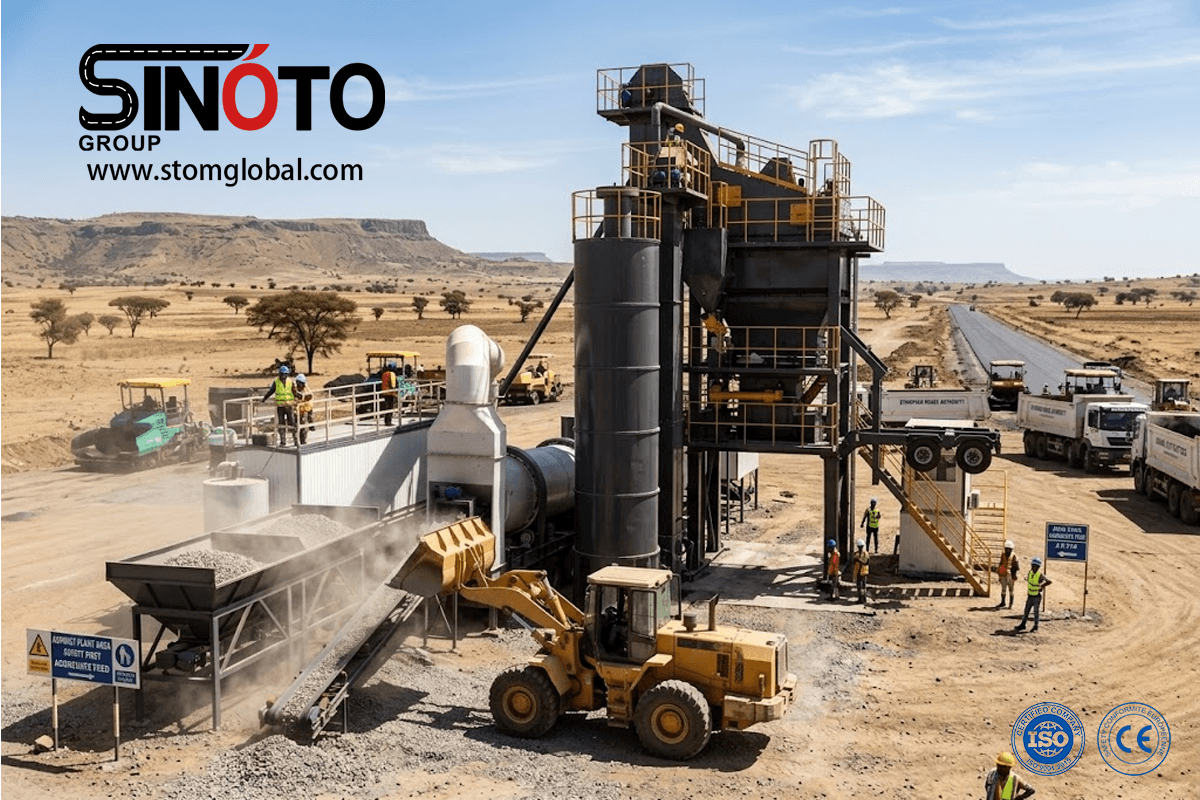 Mobile Asphalt Batching Plant
