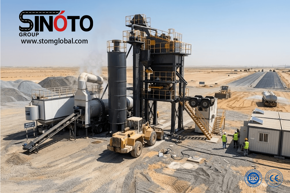 Mobile Asphalt Batching Plant