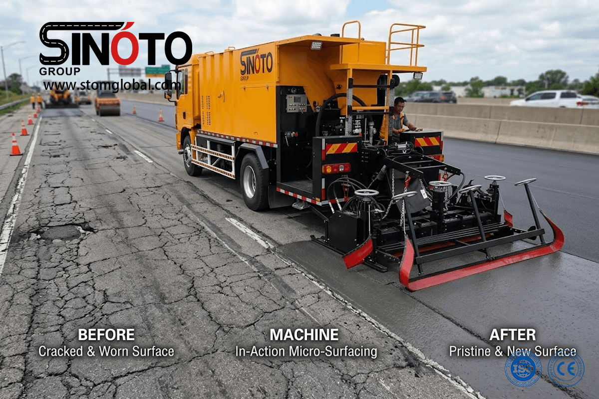 Slurry Sealing Paver