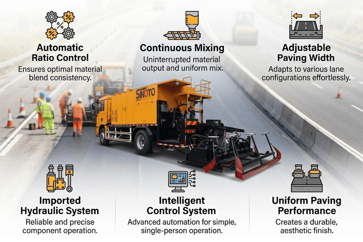 Slurry Sealing Paver