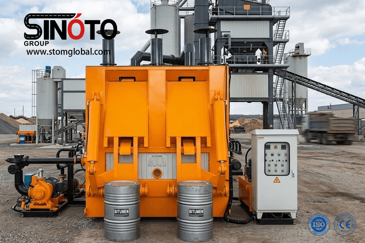 Barrels Bitumen Melting Machine