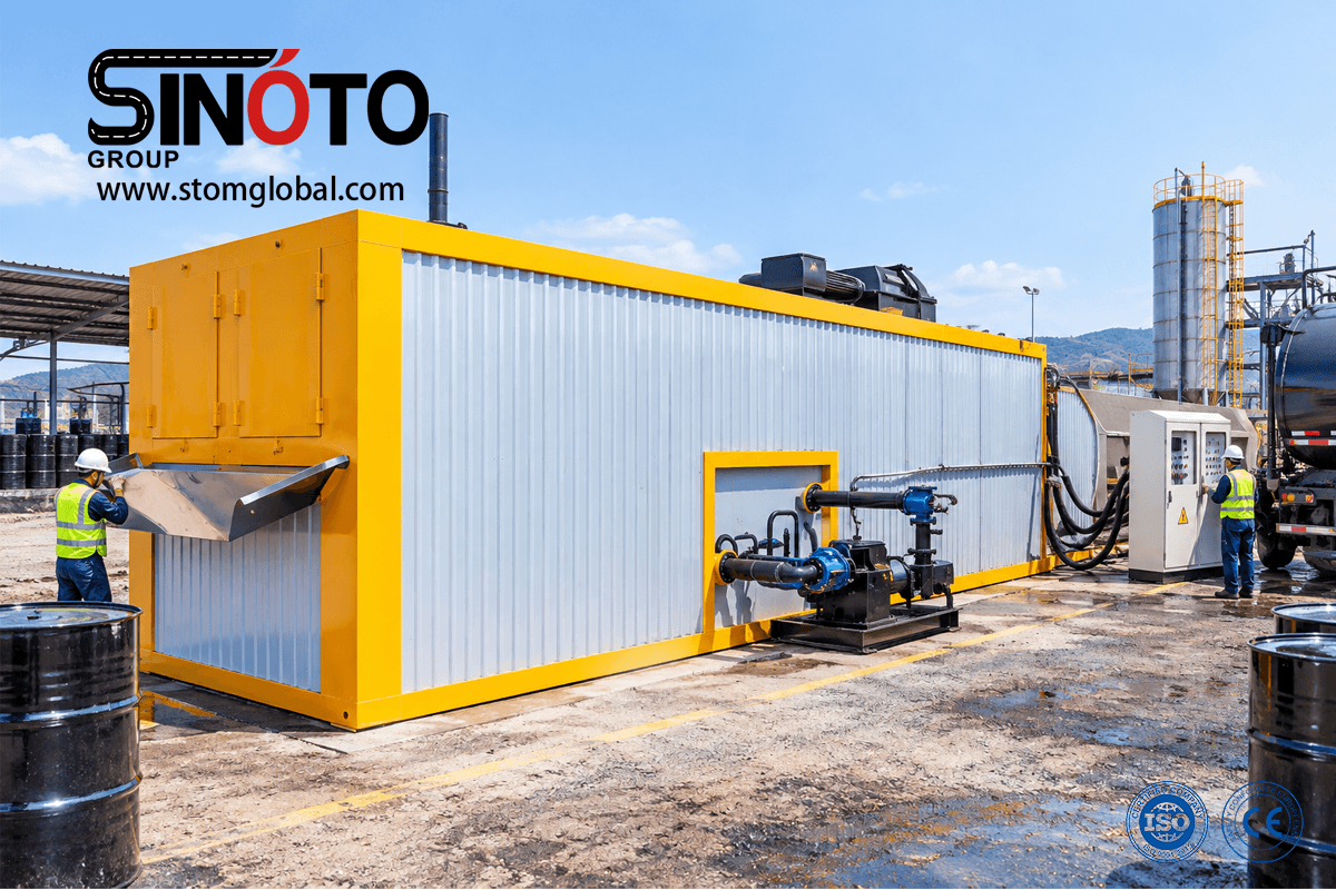bitumen melting machine