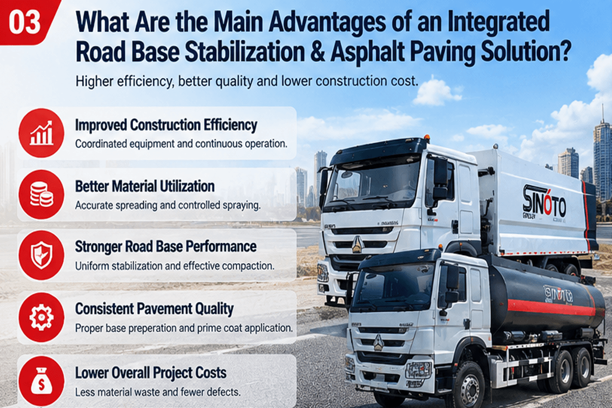 Road Base Stabilization & Asphalt Paving Equipment
